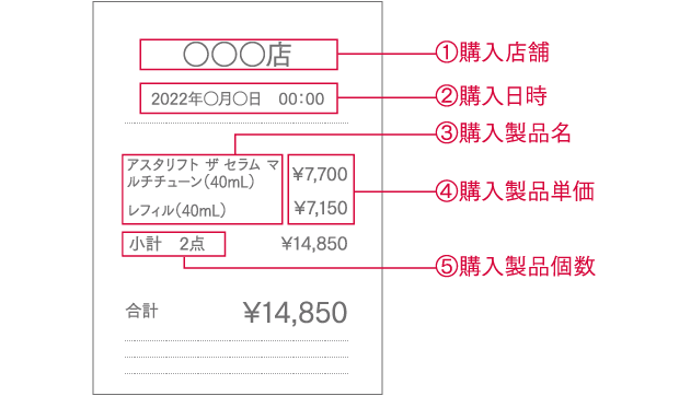 レシート